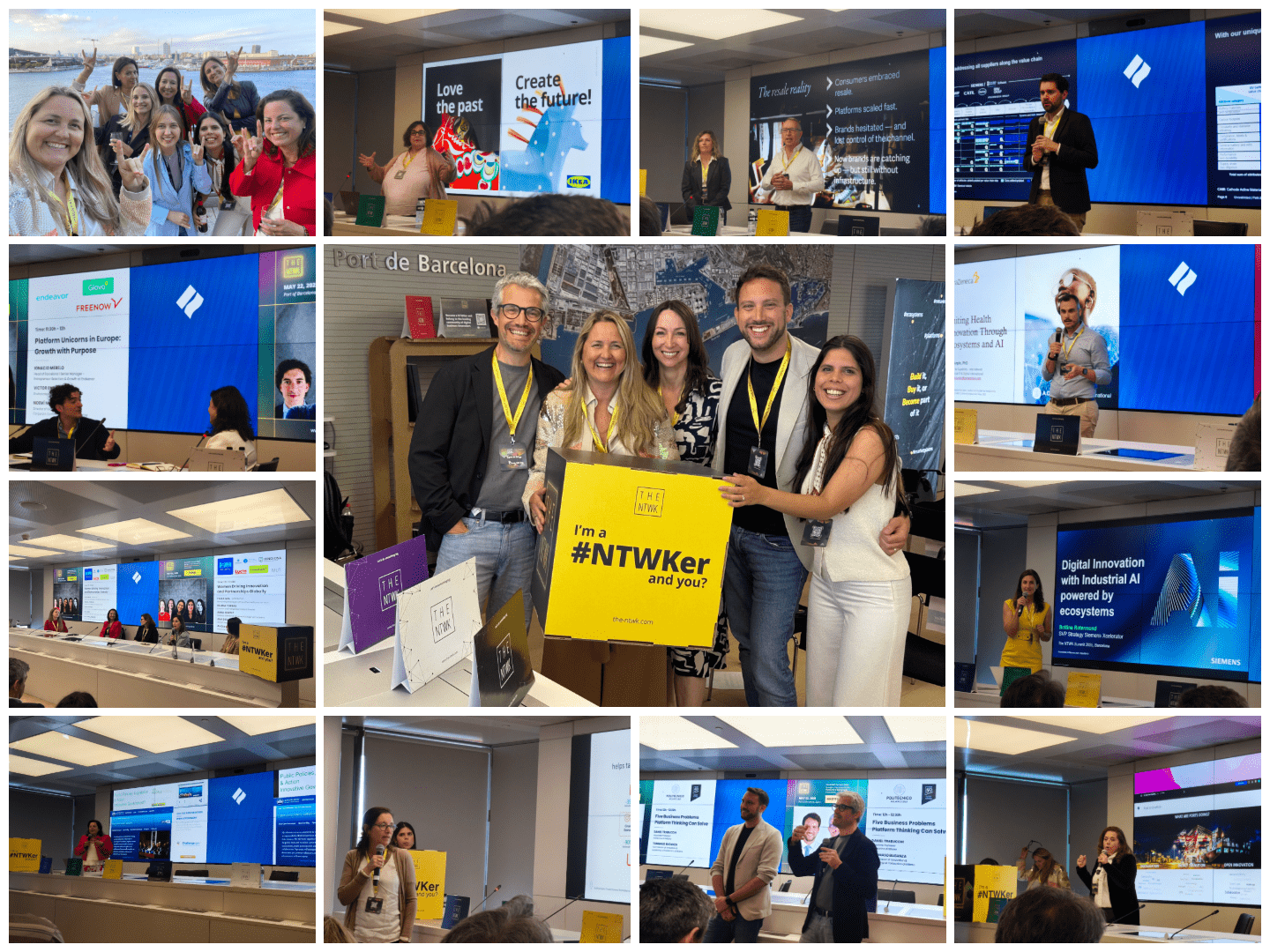 theNTWK Summit Barcelona 2025 photo collage 2
