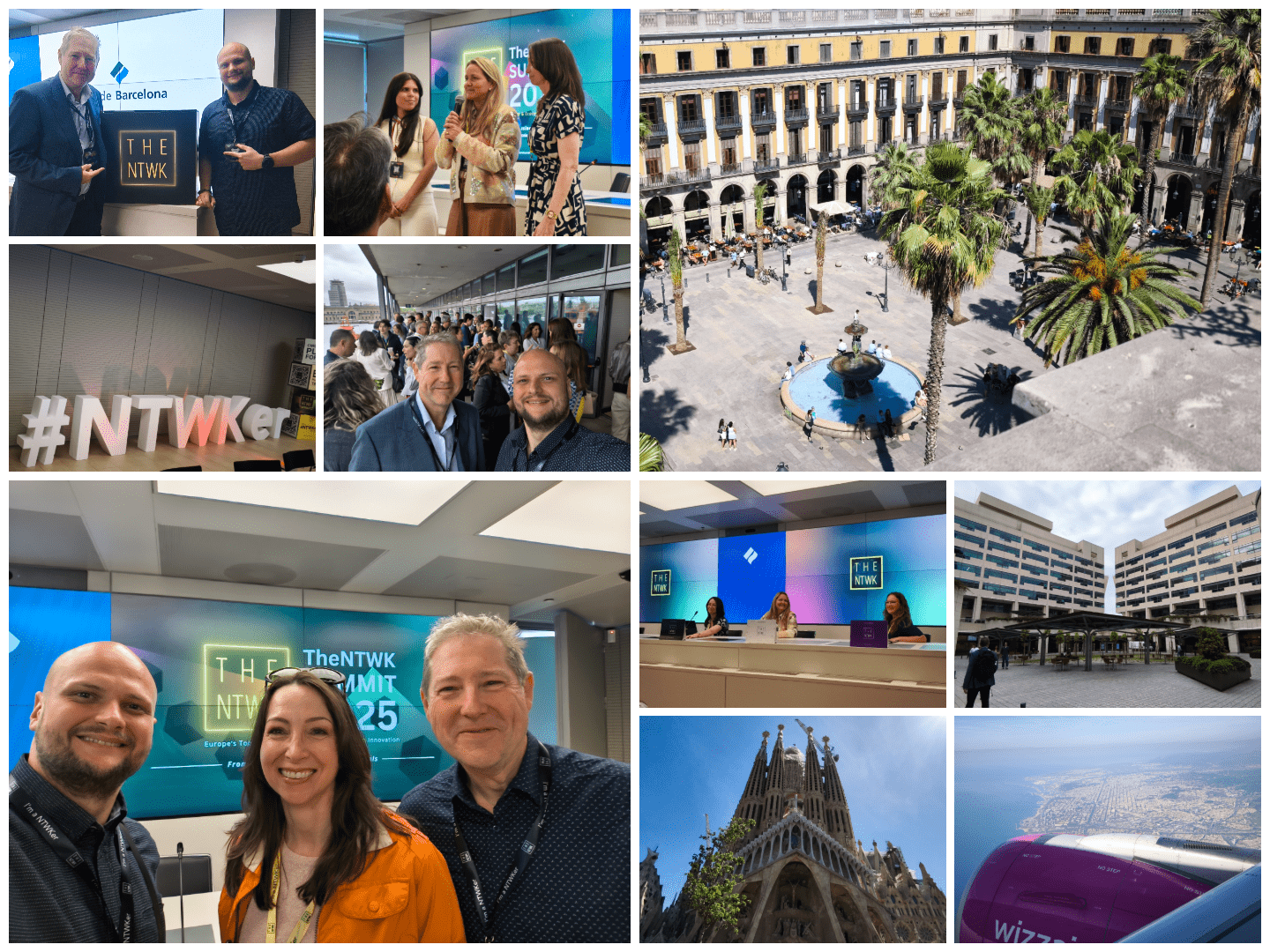 theNTWK Summit Barcelona 2025 photo collage